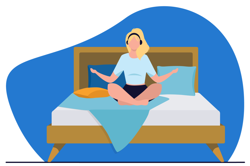 meditation in bed